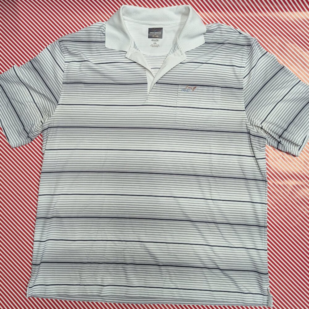 Greg Norman “Play Dry” Attack Life Polo Shirt – Men’s XXL – Barely Worn